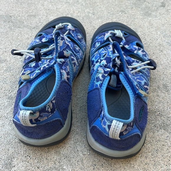 KEEN Kids Newport H2O Blue Camo Water Sandal Size 4 - Picture 5 of 9